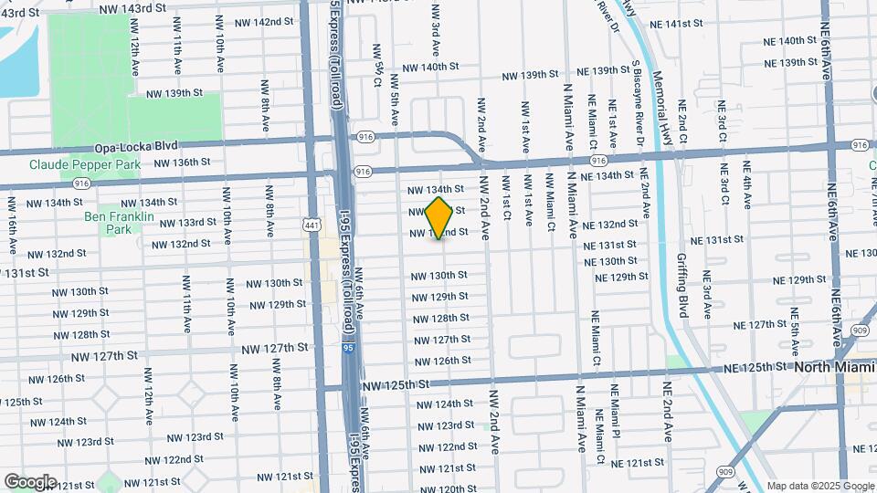 401 NW 131st St Map and Location Details