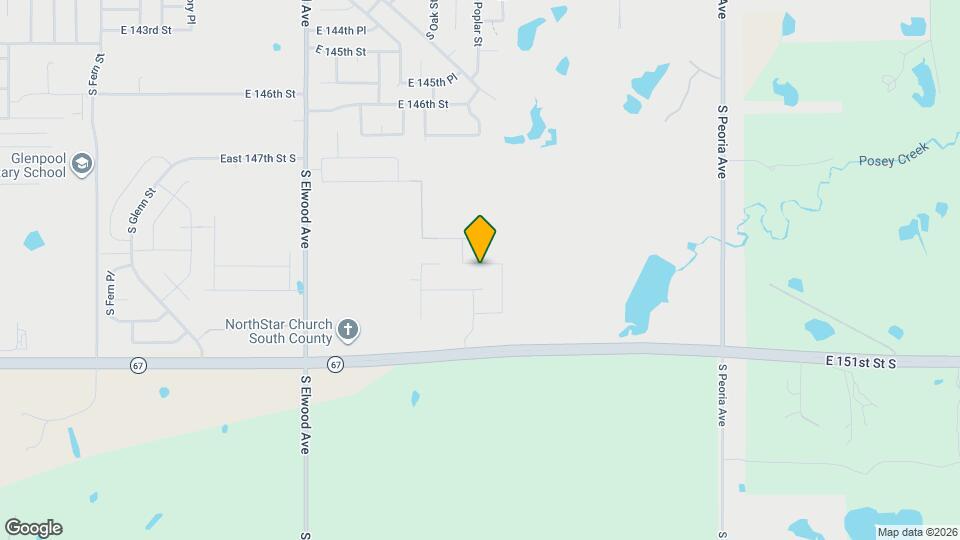 1422 E 149th Pl S Map and Location Details