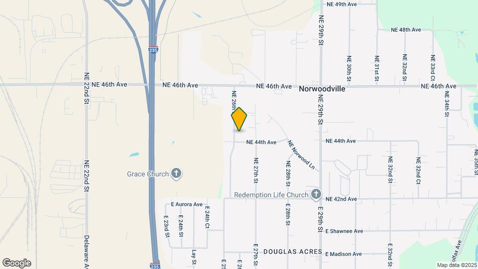 2604 NE 44th Ave Map and Location Details