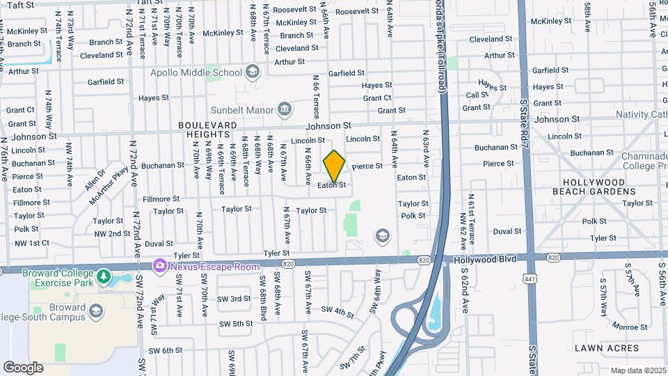 6532 Eaton St Map and Location Details