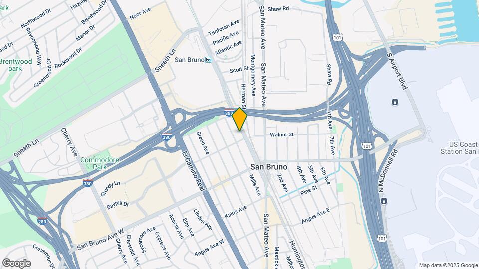 921 Huntington Ave Map and Location Details