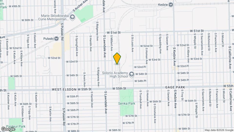 3607 W 53rd St Map and Location Details