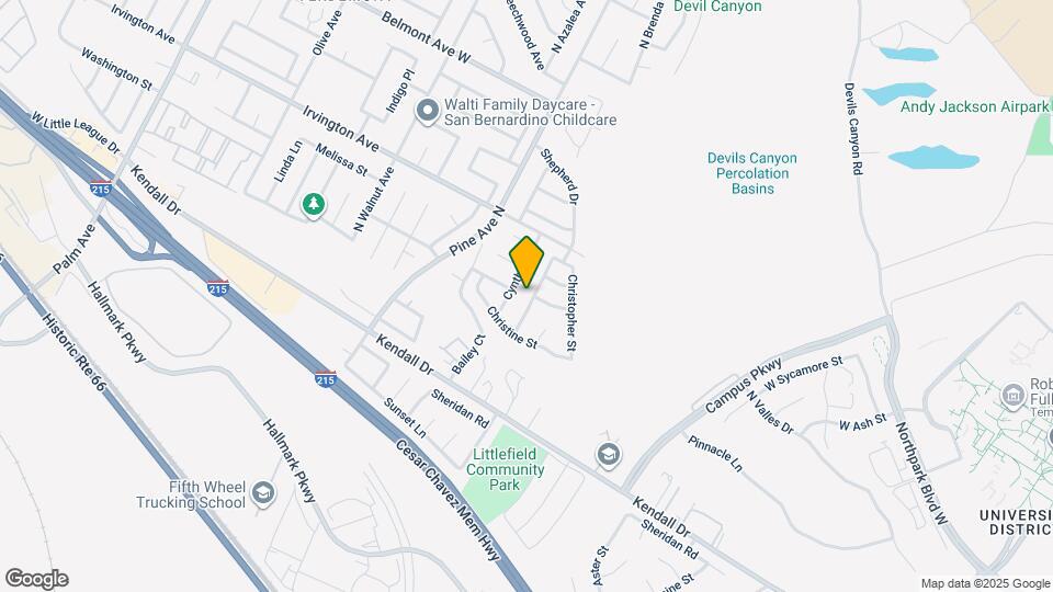 5848 Cassandra Dr Map and Location Details