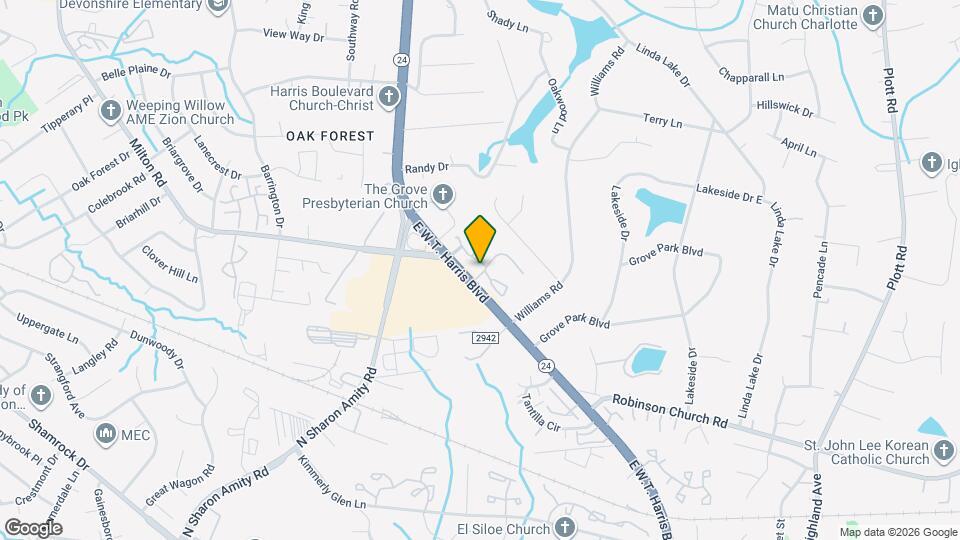 6158 Meadow Rose Ln Map and Location Details