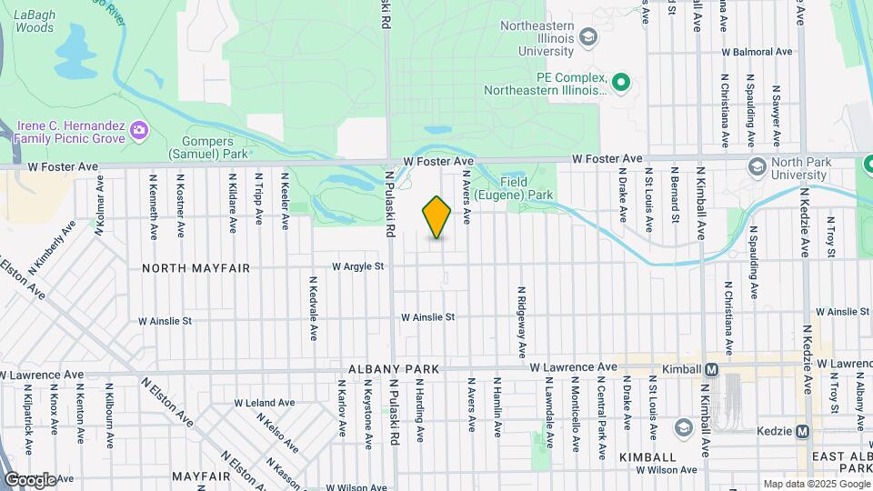 5022 N Springfield Ave Mapa y Detalles de la Ubicación