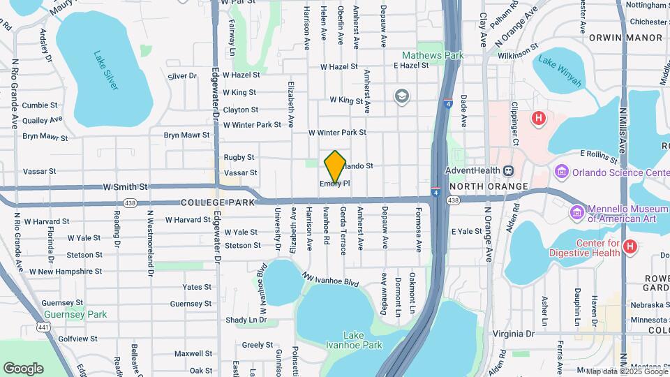 224 Emory Pl Map and Location Details