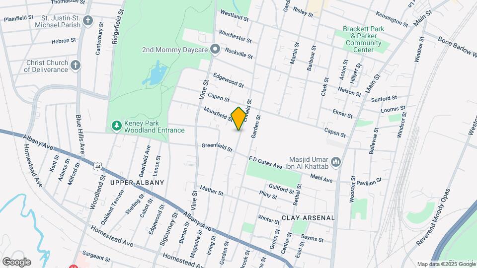 117 Enfield St, Unit 2nd Mapa y Detalles de la Ubicación