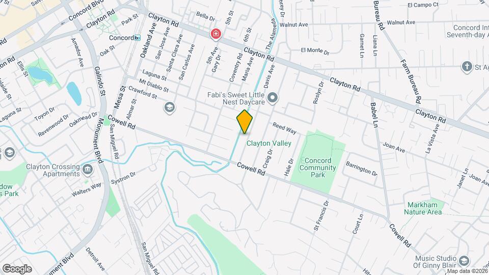 1249 Davis Ave Map and Location Details