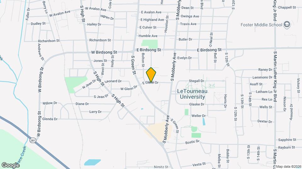 204 E Glenn Dr Map and Location Details