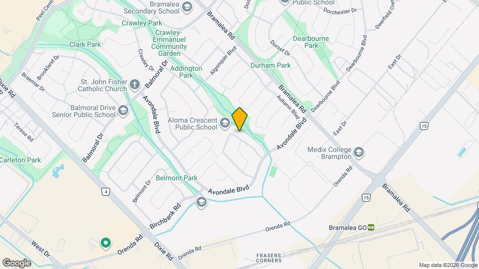 41 Aloma Crescent Map and Location Details