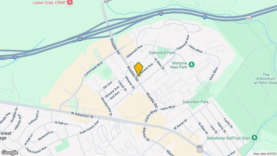 1827 Waddle Rd Map and Location Details
