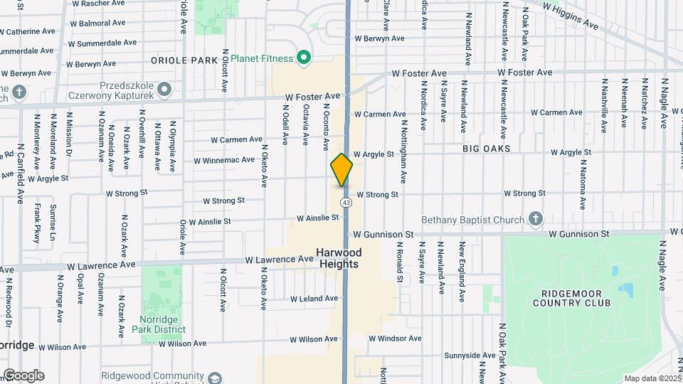 4936 N Harlem Ave Map and Location Details