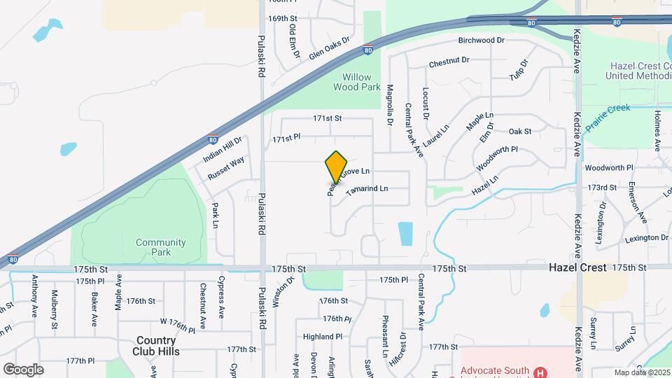 17211 Peach Grove Ln Map and Location Details