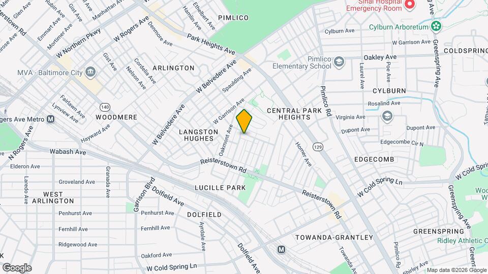 4828 Beaufort Ave Map and Location Details