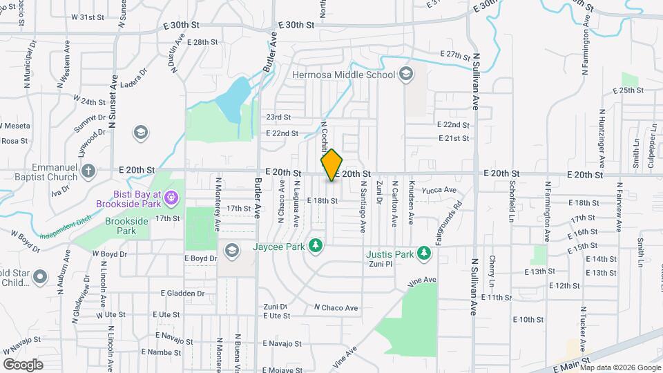 1806 N Cochiti Ave Map and Location Details