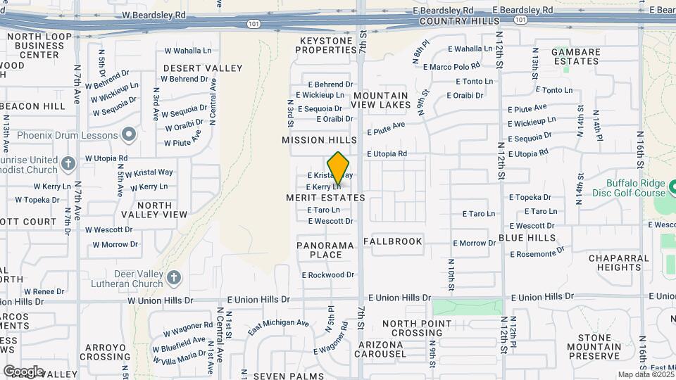 517 E Kerry Ln Map and Location Details