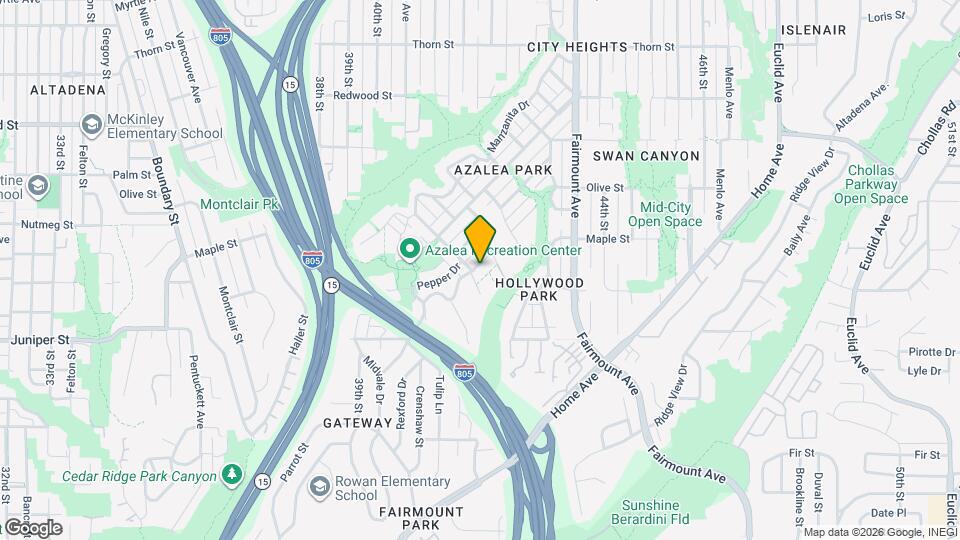 4175 Sycamore Dr Map and Location Details