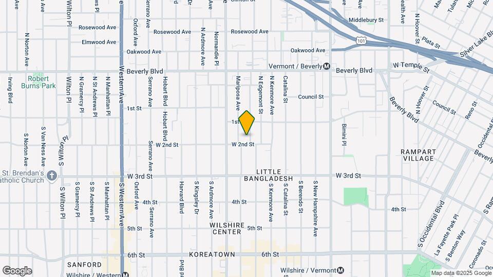 137 N Alexandria Ave Map and Location Details