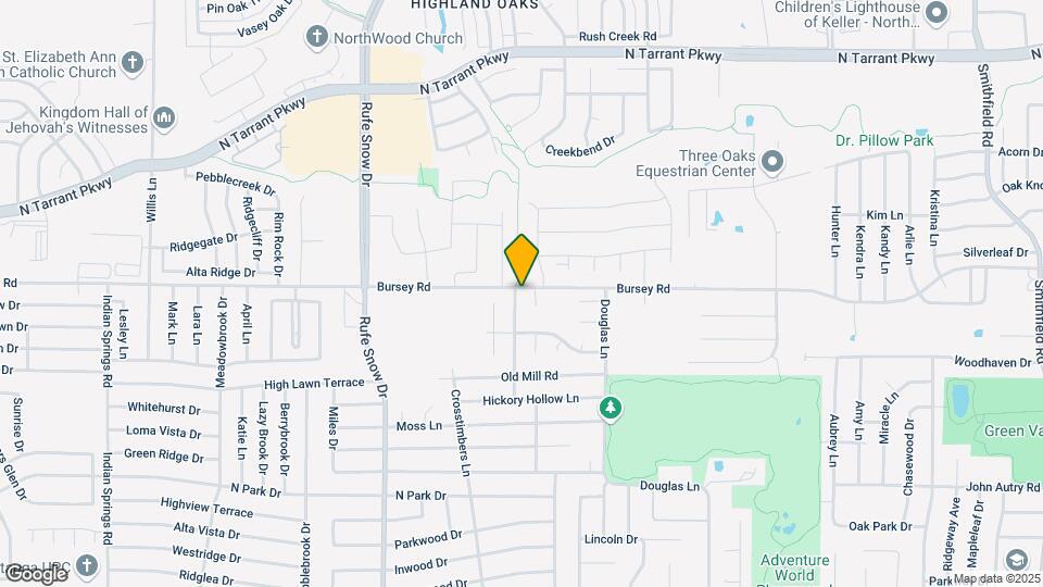 7740 Western Oaks Dr Map and Location Details
