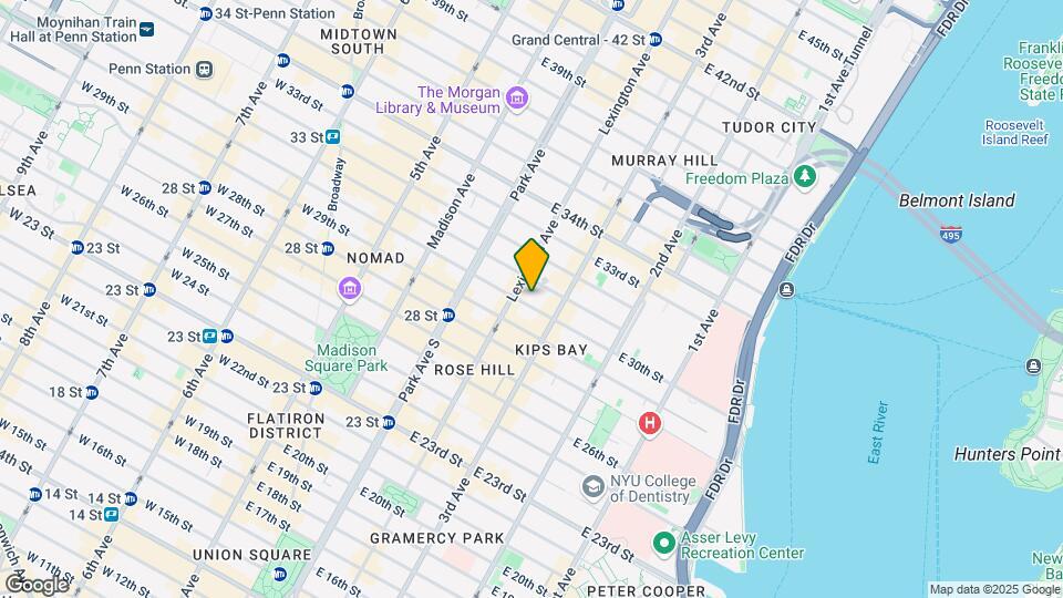 137 E 30th St Map and Location Details