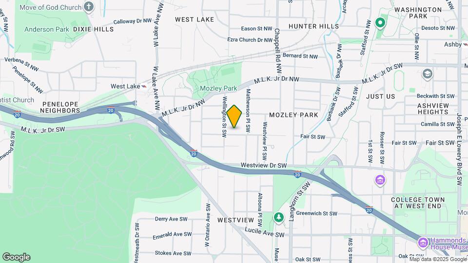 1521 Mims St SW Map and Location Details