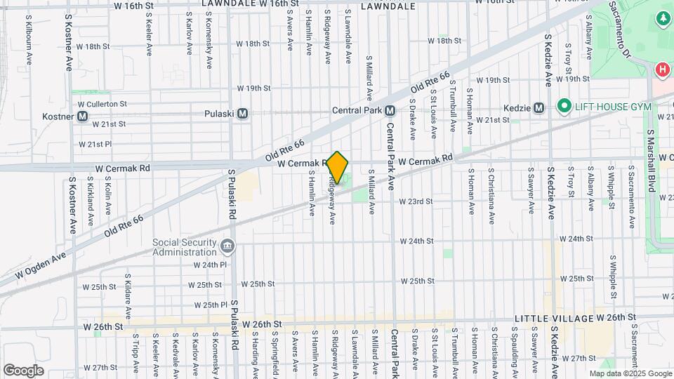 2239 S Ridgeway Ave, Unit 3 Mapa y Detalles de la Ubicación