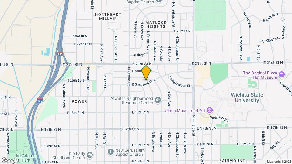 2526 E Shadybrook Ln Map and Location Details