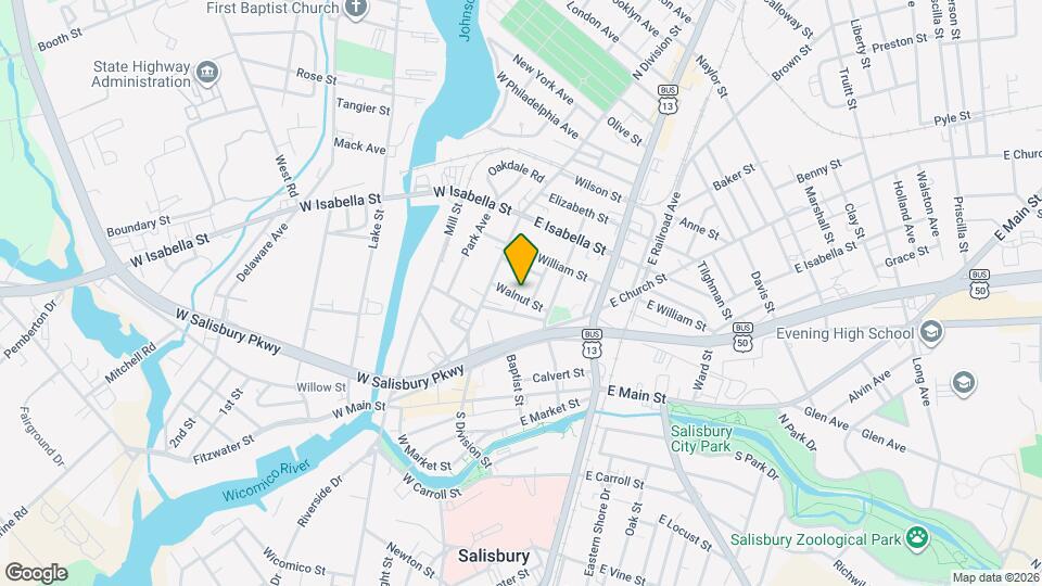 115 Walnut St Map and Location Details