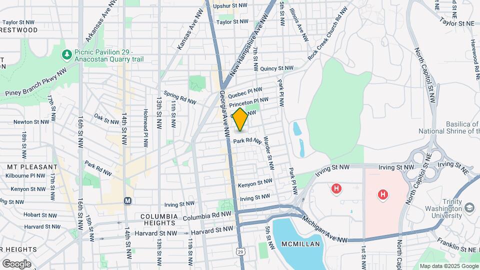 625 Park Rd NW Map and Location Details