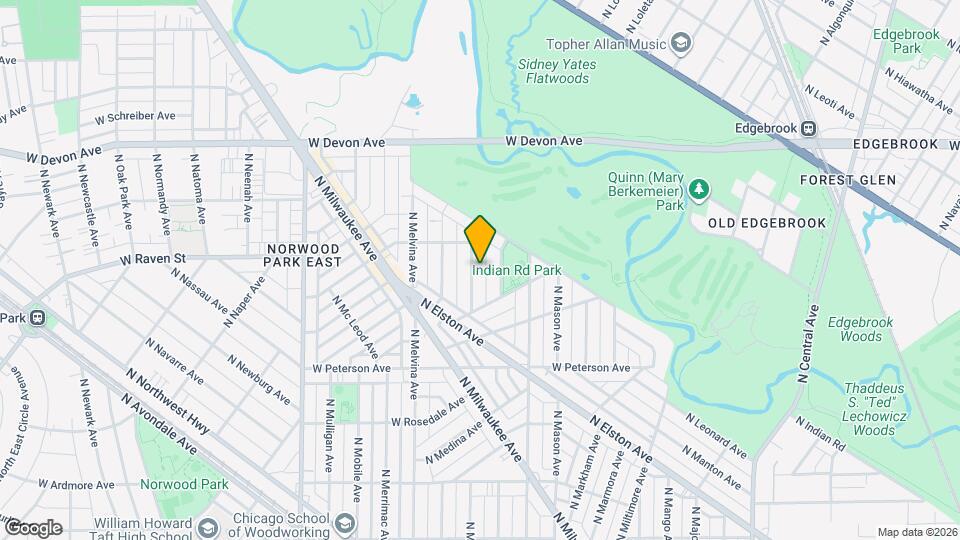 6147 N Meade Ave Mapa y Detalles de la Ubicación