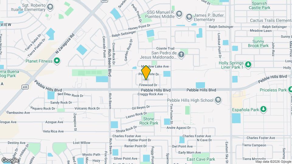 2913 Pino Blanco Pl Map and Location Details