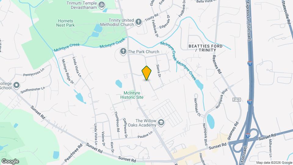 5933 Crestwood Dr Map and Location Details