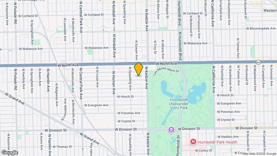 3232 W Le Moyne St Map and Location Details
