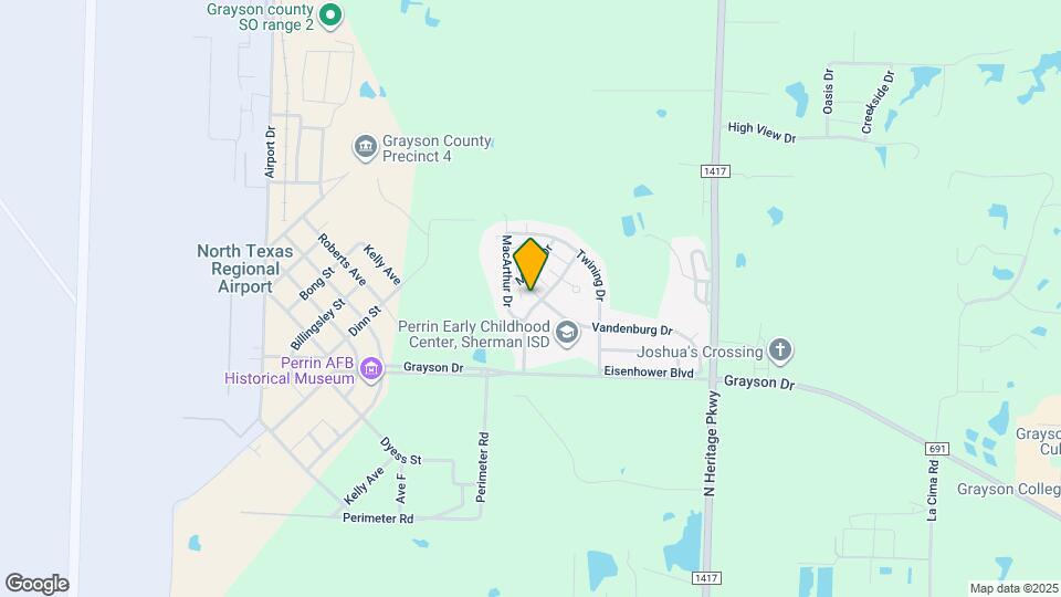 60 Pershing Dr Map and Location Details