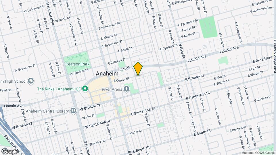 406 E Center St Mapa y Detalles de la Ubicación