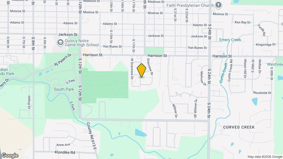 1707 Center Granview Dr Map and Location Details