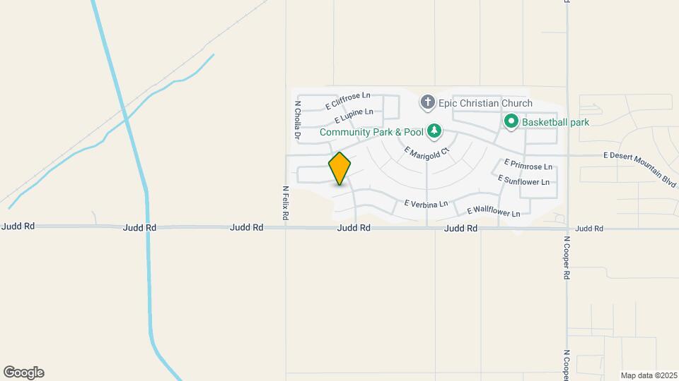 10484 E Verbina Ln Map and Location Details