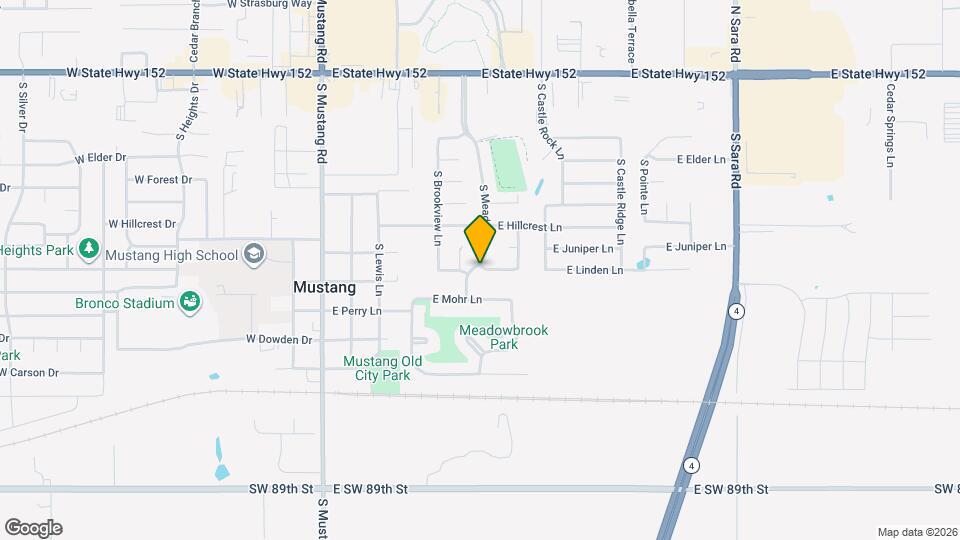 806 S Meadow Ln Map and Location Details