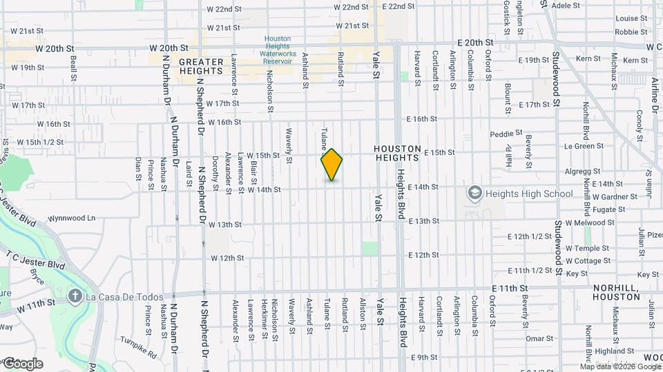 411 W 14th St Map and Location Details