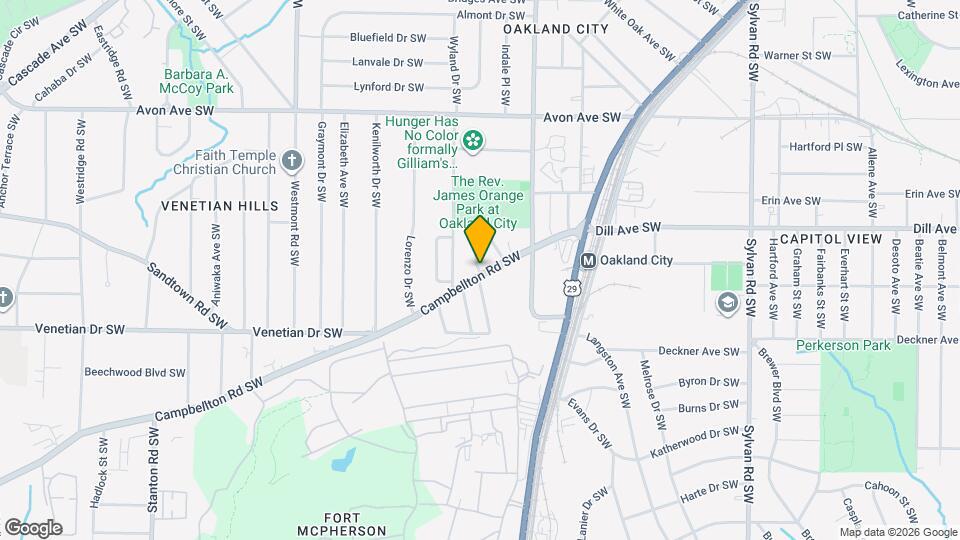 1200 Byewood Ln SW Map and Location Details