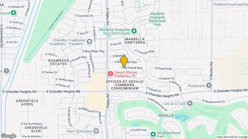 3329 E Powell Ct Map and Location Details