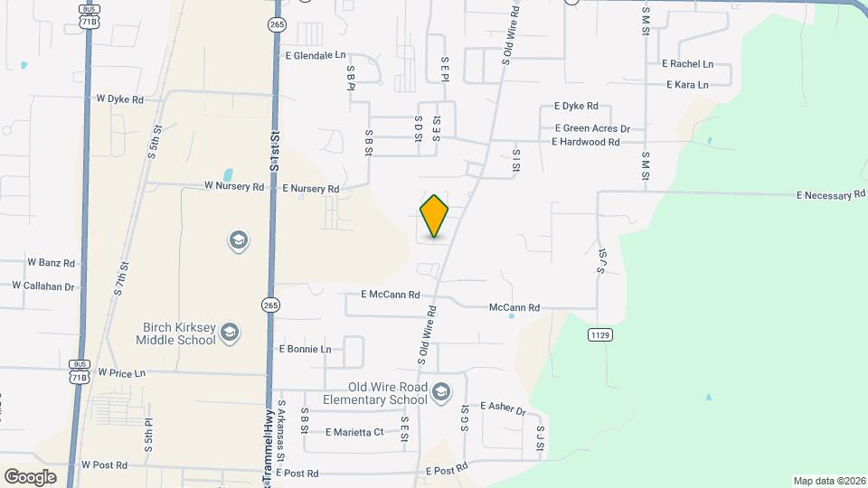 604 E Osage Trce Map and Location Details