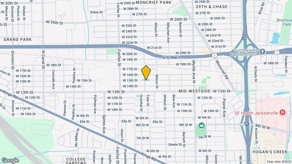 1598 15th St Mapa y Detalles de la Ubicación