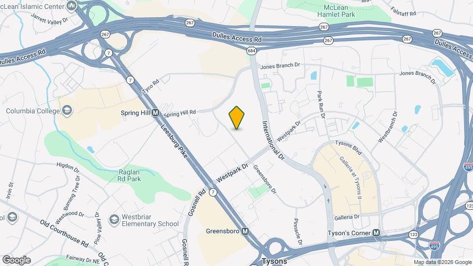 8360 Greensboro Dr, Unit 217 Map and Location Details