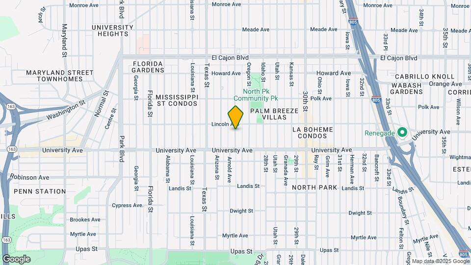 3967 Hamilton St Mapa y Detalles de la Ubicación