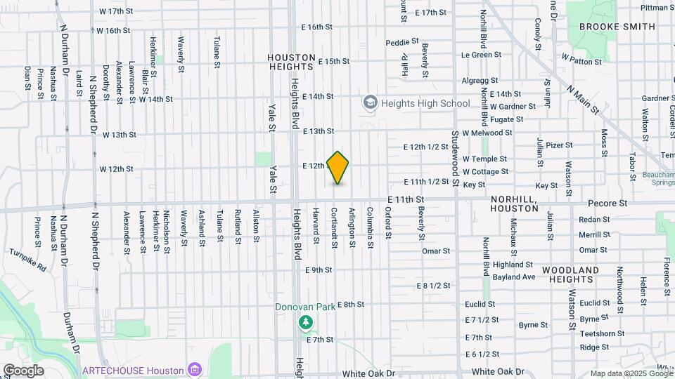 1112 Cortlandt St Map and Location Details