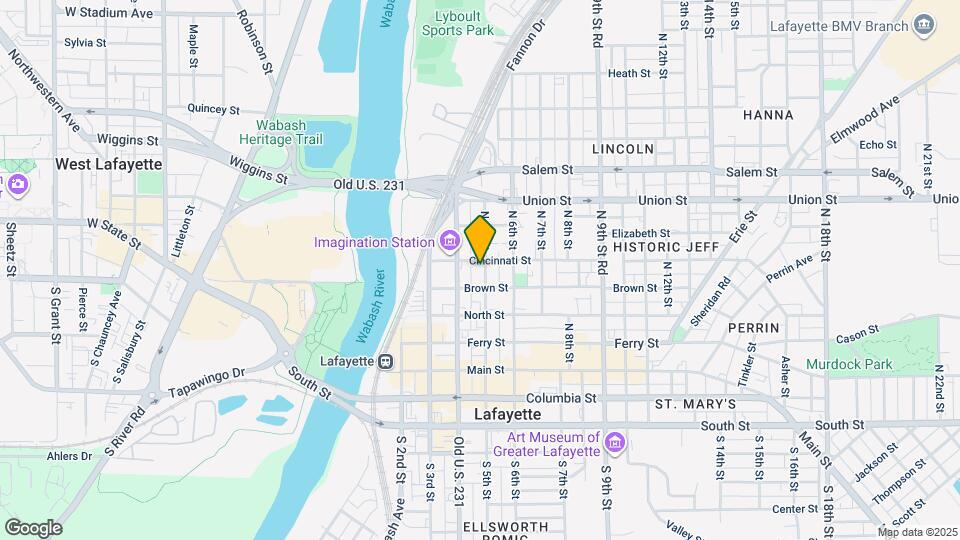 518 N 5th St, Unit Apartment A Map and Location Details
