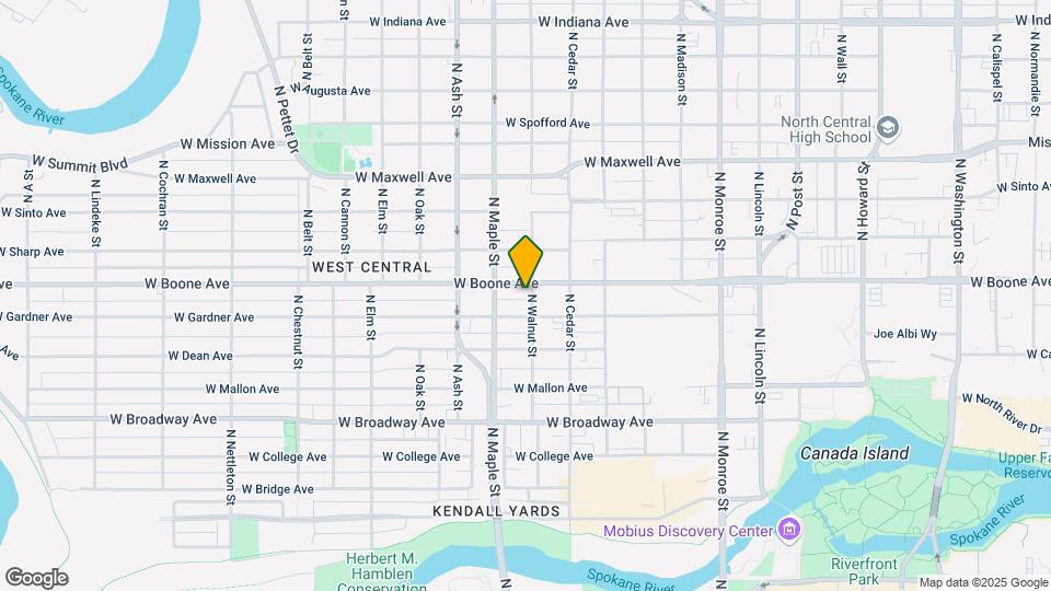 1111 N Walnut St Map and Location Details