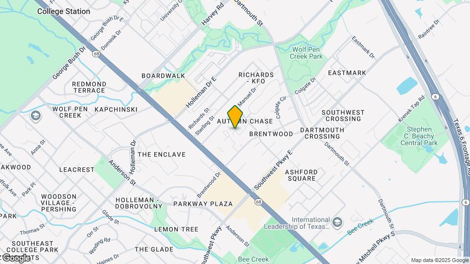 Great 3 Bed, 3 Bath Duplex for Fall 2026 Pre-Lease Map and Location Details