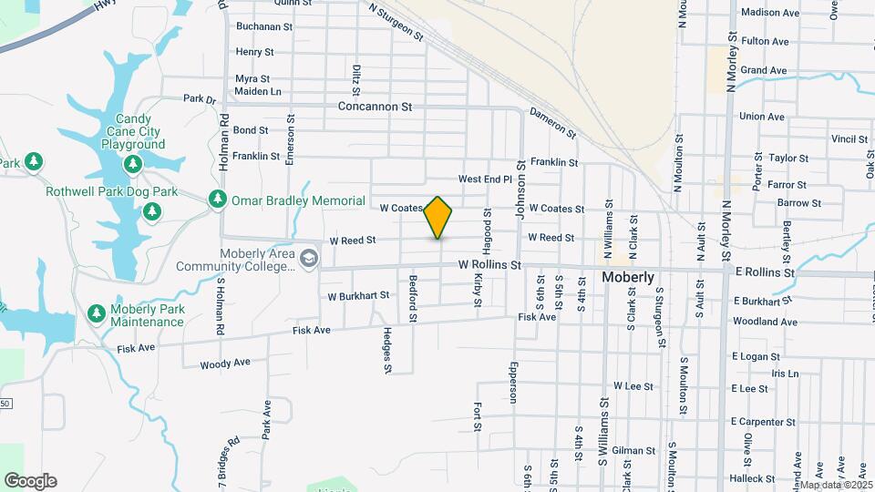 800 W Reed St Map and Location Details